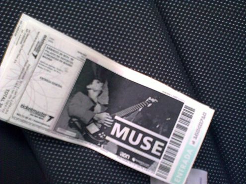 Entradas Muse Madrid 28 noviembre